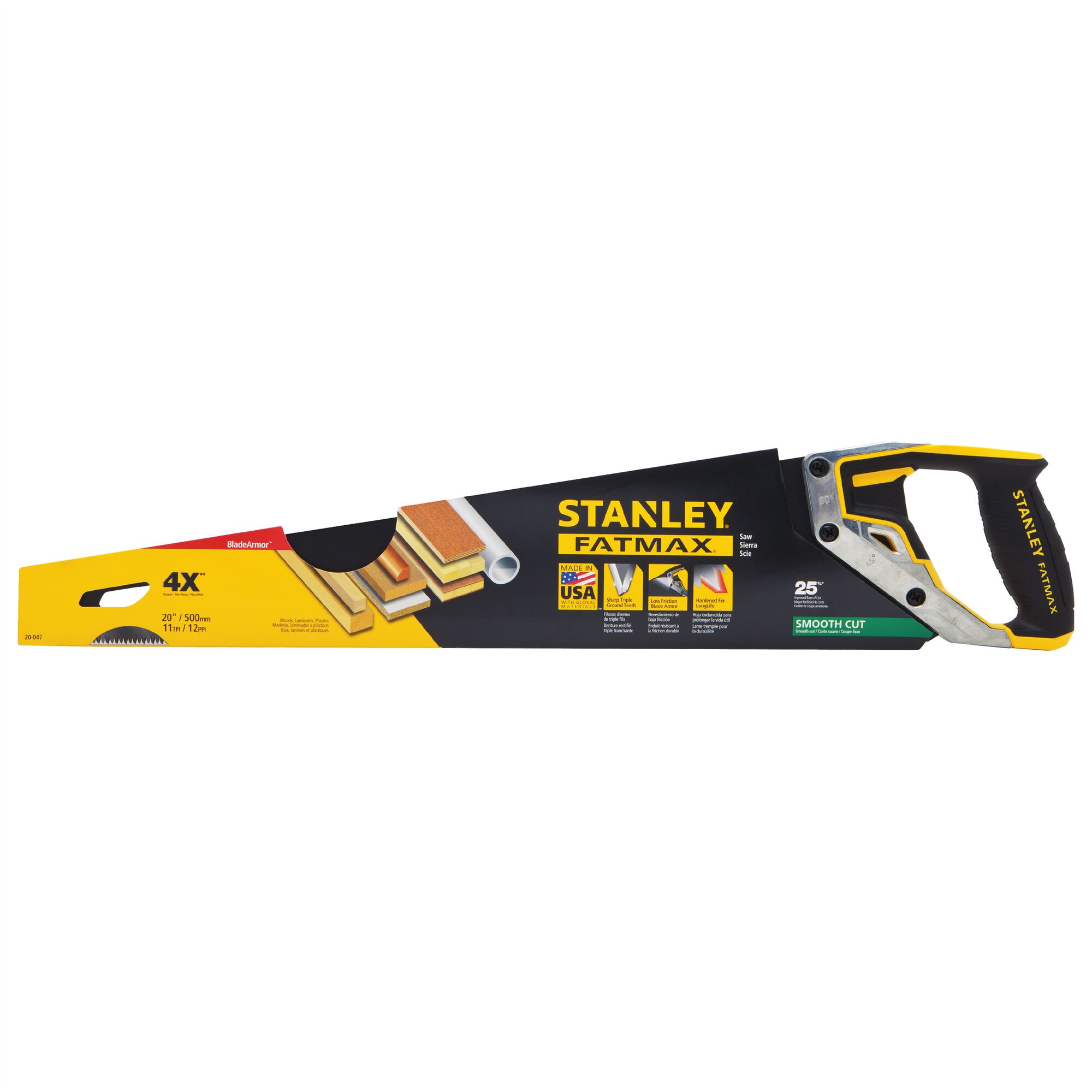 STANLEY FATMAX BladeArmor Saw 11TPI 508mm STANLEY   20 047 P1 