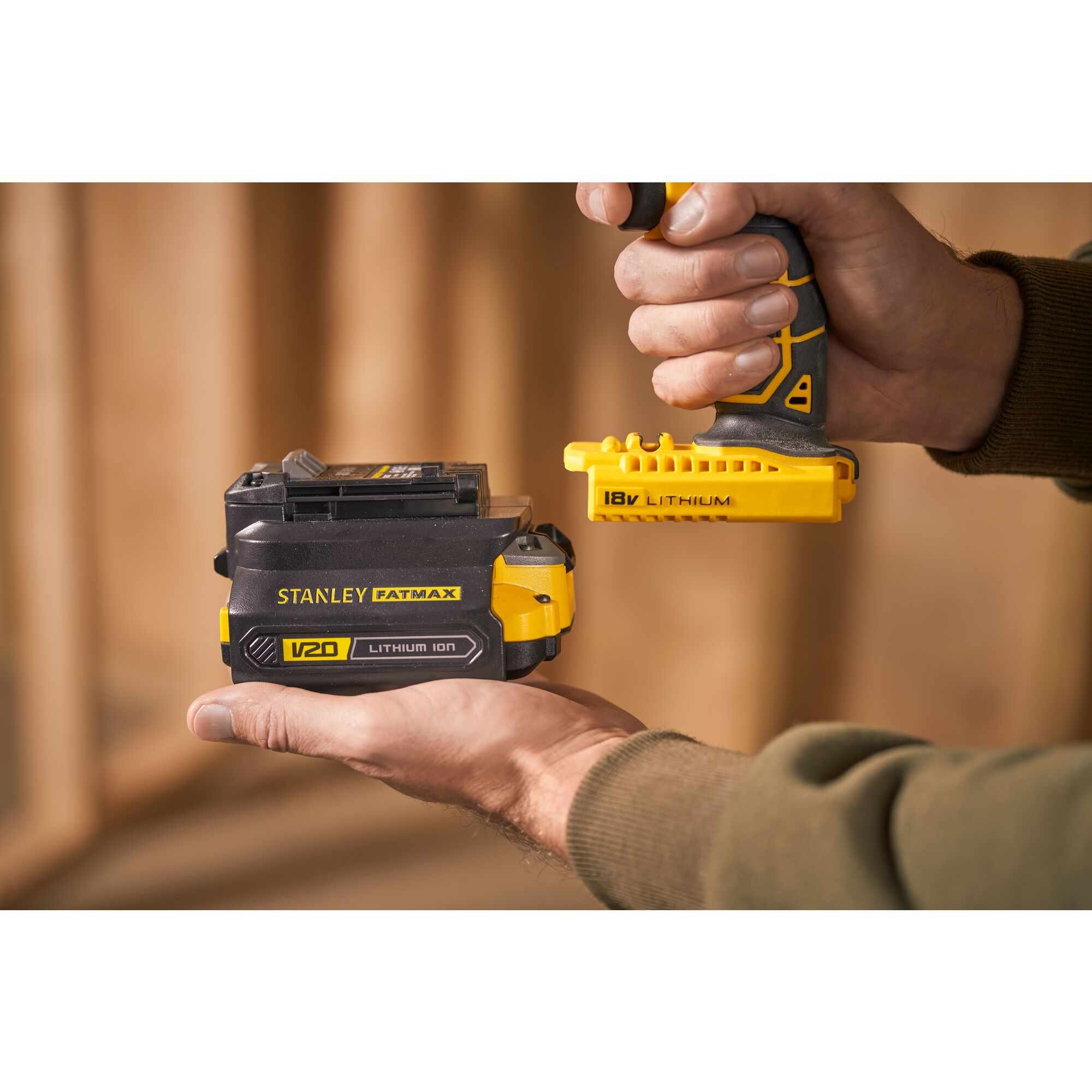 Stanley fatmax best sale 18v battery compatibility